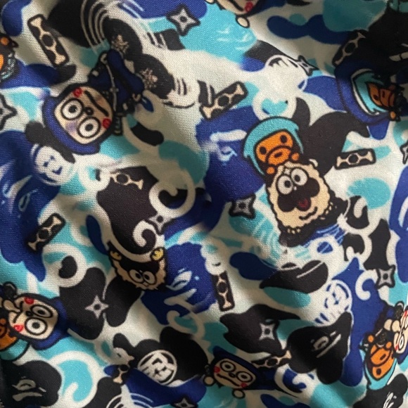 Celebrity Jacket Imitation Blue Bape Hattori Kun Camo Zip Hoodie in Medium Sweaters